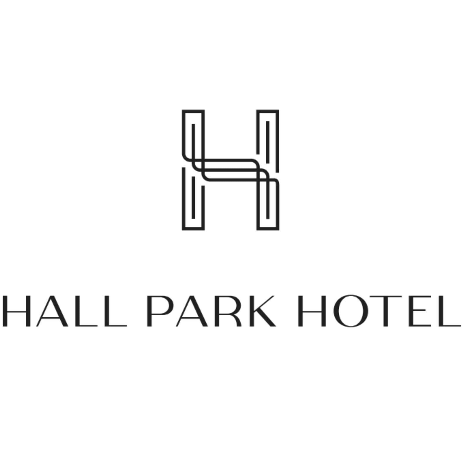 Hall Park Hotel logo embroidery sample