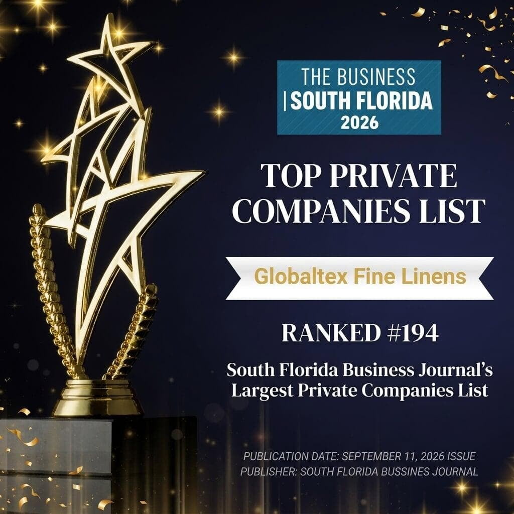 Globaltex Fine Linens Named Among South Florida’s Largest Private Companies in 2026
