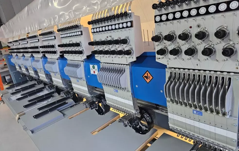 Big News from Globaltex Fine Linens: Our Brand New Embroidery Production Area!